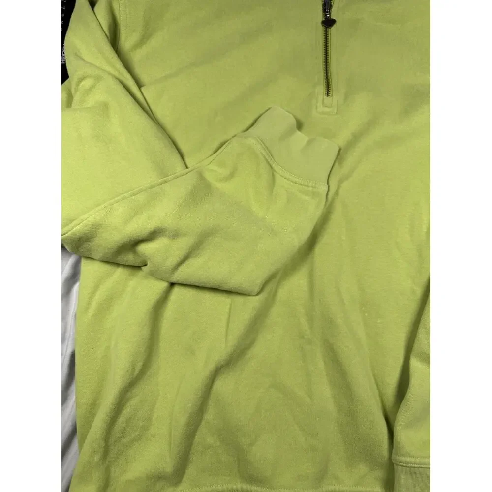 Callaway Golf Sport Quarter Zip Pullover Sweatshirt Lime Green Men’s XL